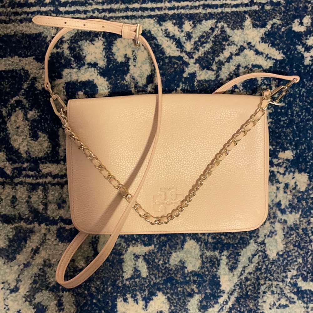 Tory Burch Light Pink Leather crossbody